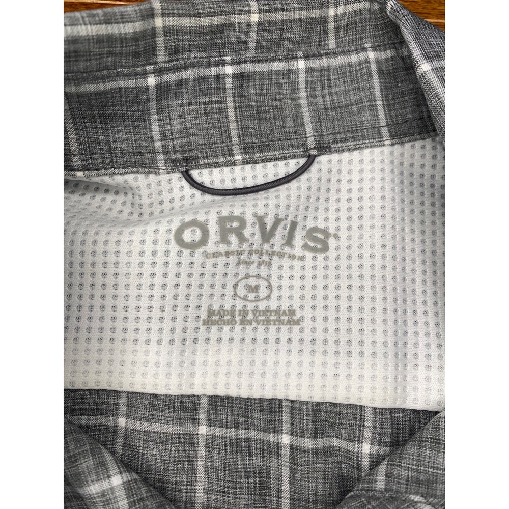 Orvis Gray Button Down Size Medium - image 4